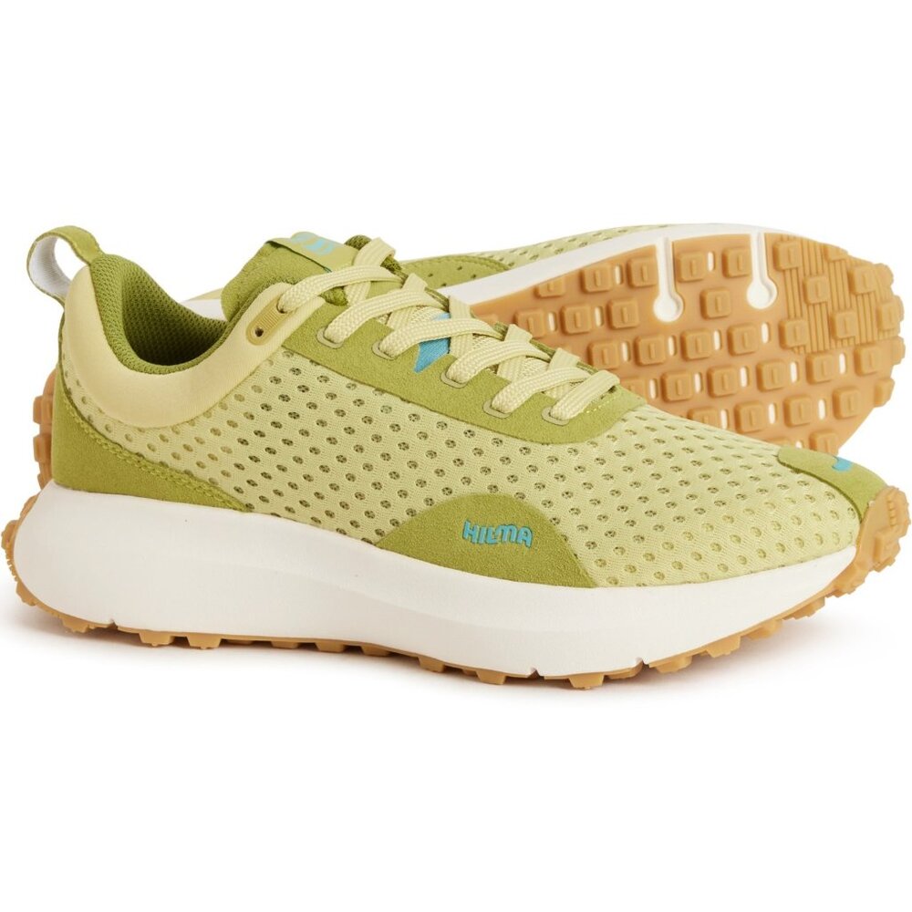Hilma The Everywhere Hybrid Running Shoes Linden Green Olive Sneakers Lace Up  7